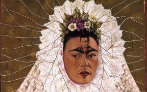 Tehuana önarckép vagy Diego a gondolataimban, 1943