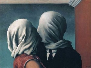 René Magritte: Szerelmesek, 1928