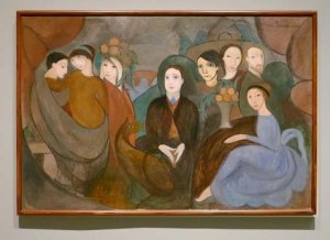 Marie Laurencin: Összejövetel a szabadban, 1909