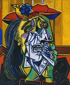 Pablo Picasso: Síró nő, 1937