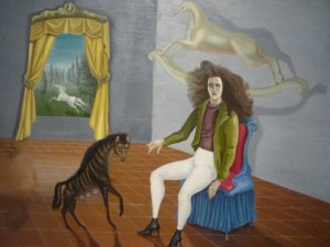 Leonora Carrington: Hajnali lócsárda, 1937