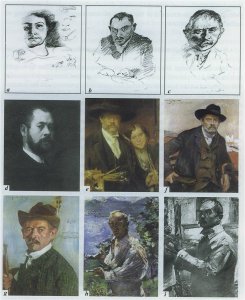 Lovis Corinth: Önarckép-sorozat