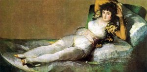 Francisco Goya: A felöltözött maja, 1800