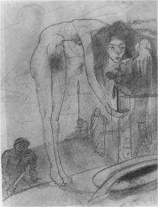 Gulácsy Lajos: Salome, 1910